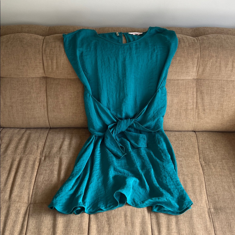 Rebecca Taylor Teal Sleeveless Top